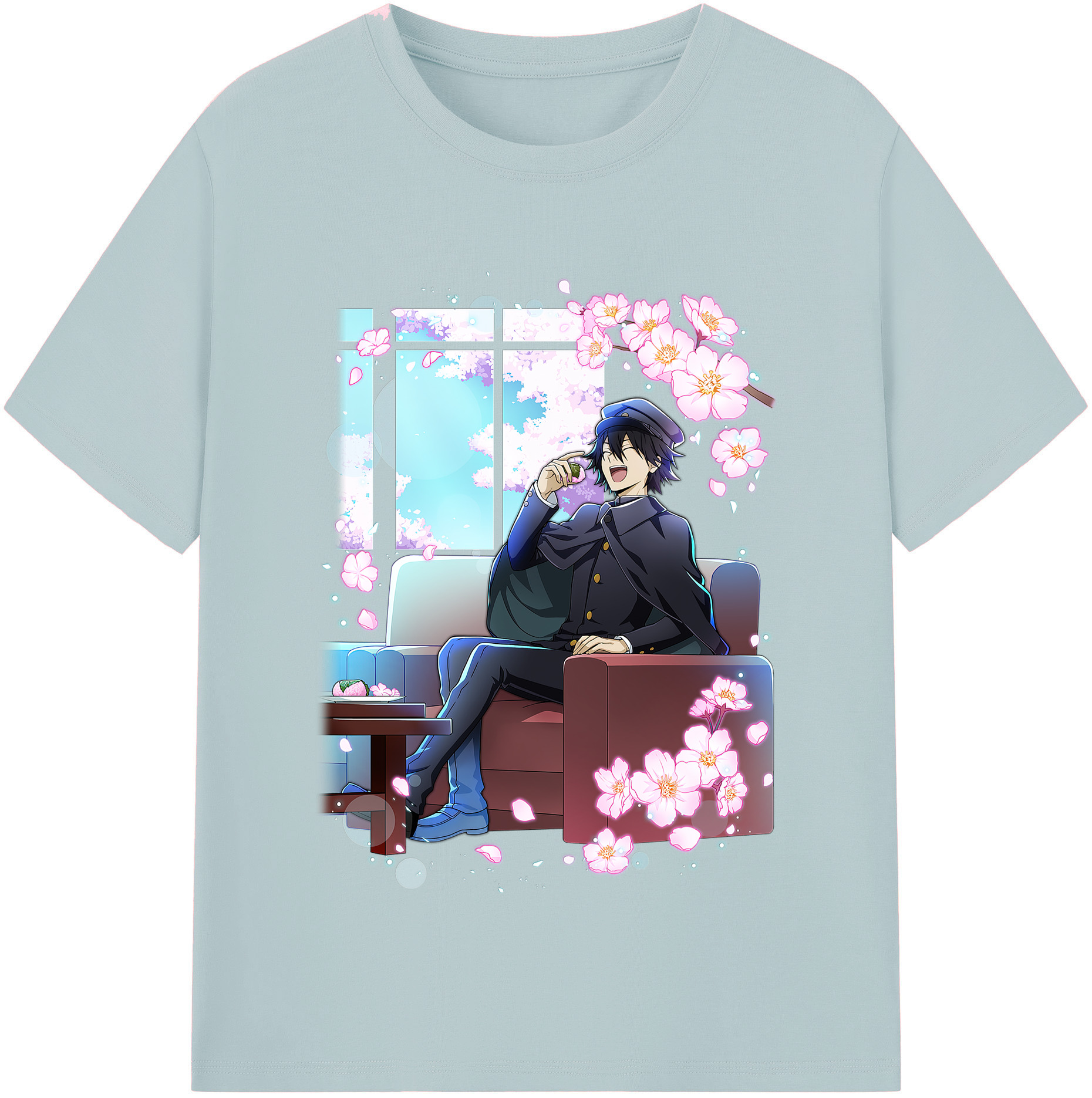 （画像用） 文豪ストレイドッグス Bungo Stray Dogs 綿100％半袖Tシャツ（フロントプリント）